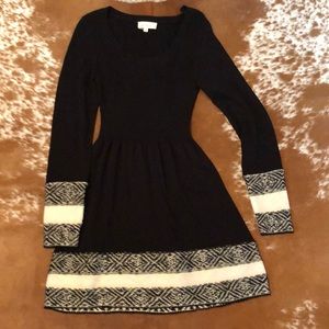 Long sleeve sweater dress